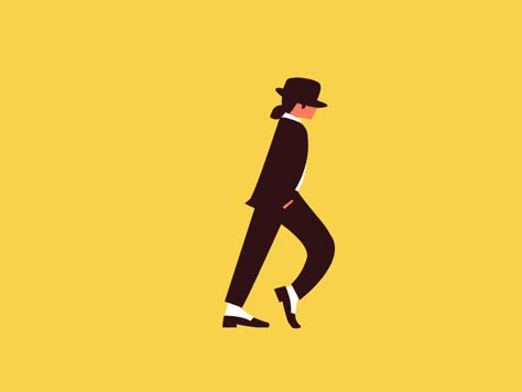 Moonwalk 심플한 그림, Animiertes Gif, Desain Editorial, Motion Design Video, Motion Graphics Inspiration, Animation Artwork, Dancing Gif, Motion Graphics Design, Motion Design Animation