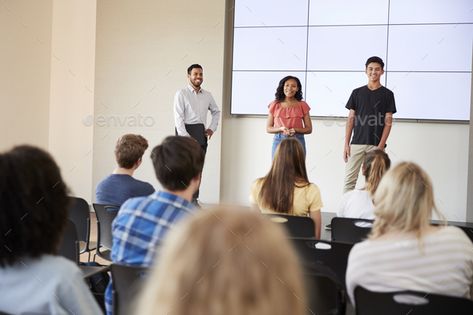 Two Students Giving Presentation To High School Class In Front Of Screen by monkeybusiness. Two Students Giving Presentation To High School Class In Front Of Screen#Presentation, #High, #Students, #Giving Youth Sermons, Social Injustice, Youth Worker, Youth Conference, Youth Leader, Photo Presentation, Sermon Series, High School Classes, Church History