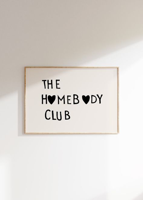 The Homebody Club Print Minimalist Heart Poster Trendy Decor - Etsy New Zealand The Homebody Club, Bedroom Wall Art Ideas, Homebody Club, Wall Art Horizontal, Trendy Posters, Art Horizontal, Cute Quote, Dorm Art, Heart Poster