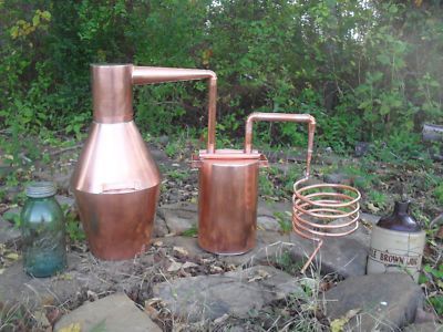 moonshine still | COPPER WHISKEY STILL / MOONSHINE STILL DISTILLERY For Sale - New and ... Moonshine Stills For Sale, Moonshine Still Plans, Copper Moonshine Still, Homemade Moonshine, Moonshine Whiskey, Home Distilling, Distilling Alcohol, Whiskey Still, Food Prepping