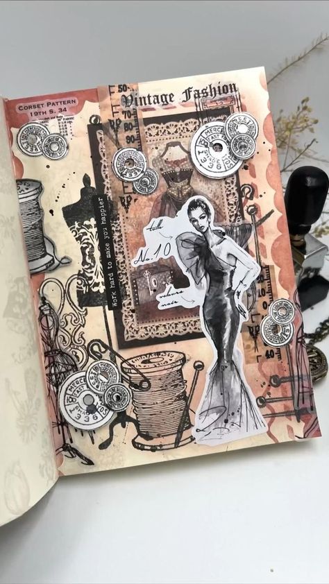 New Year Card Handmade, Diy Anniversary Card, Designer Journal, Halloween Cards Diy, Anniversary Diy, Textiles Sketchbook, Gcse Art Sketchbook, Sketchbook Cover, Diy Anniversary