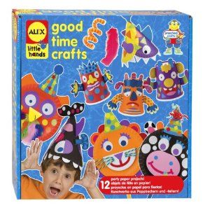 Amazon.com : ALEX® Toys - Early Learning Good Time Craft -Little Hands 1420 : Childrens Paper Craft Kits : Toys & Games Wacky Hats, Time Craft, Cups And Plates, Alex Toys, Hobbies For Kids, Craft Images, Craft Kits For Kids, Craft Time, Early Learning