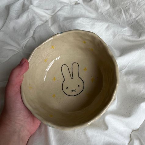 I just want to show what I did recently because I’m slowly getting better 🎀 This Miffy bowl is probably my favourite thing I’ve ever made and I’m going to use it daily. Best part of being friends with me: handmade pottery for any occasion. . . . . . . { #bookstagram #readersofinstagram #booksbooksbooks #lifestylecontent #lifestylecontentcreator #pottery #ceramicsart #miffy #pinterestinspired #pinterestinspo } Miffy Pottery, Crafts 2024, Material Gworl, Sculpture Art Clay, Getting Better, Art Clay, Pottery Bowls, Clay Projects, Handmade Pottery