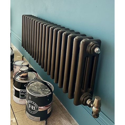 Looking for something a little more old school/retro yet timeless and fabulous? This week we're featuring one of our horizontal column radiators in Retro Bronze with antique brass valves. If you're looking to update your radiators are in the middle of a renovation, why not chek out our column rads, now with free delivery. Available online or at your local branch. Link in bio. 📷 @fistral.beach.townhouse #MrCentralHeating #ColumnRadiators #PerfectMatch #brownrads #retrorads #retrobronze #Cu... Antique Brass Radiator, Old Fashioned Radiators, Beach Townhouse, Fistral Beach, Column Radiators, Looking For Something, Central Heating, Front Room, Oil Rubbed Bronze