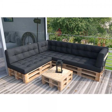 Palette Sofa, Used Outdoor Furniture, Pallet Lounge, Pallet Cushions, Diy Pallet Sofa, Pallet Garden Furniture, Pallet Sofa, Diy Sofa, Pallet Furniture Outdoor