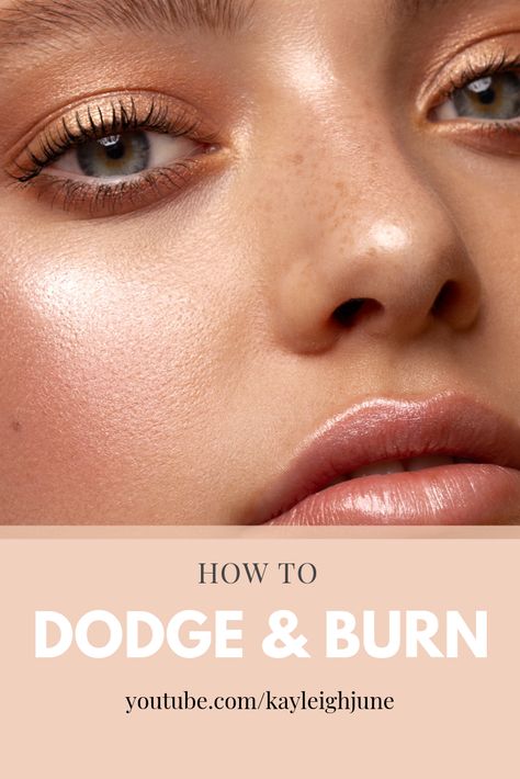 Dodge And Burn Portrait, Skin Retouching Tutorial, Photography Editing Tutorials, Skin Retouching Photoshop, Dodge And Burn, Retouching Tutorial, Edit Photoshop, Photoshop Course, Photoshop Video Tutorials