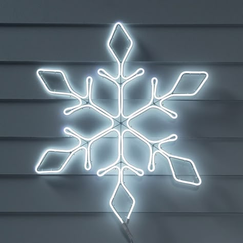 Neon Snowflake, Snowflake Silhouette, Christmas Silhouette, Mall Decor, Neon Sign Art, Neon Quotes, Christmas Window Display, Neon Flex, Country Christmas Decorations