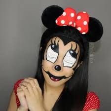 Mouse Halloween Makeup, Minnie Mouse Makeup Ideas, Mickey Mouse Makeup, Zipper Face Makeup, Halloween Makeup Diy Tutorial, Mouse Makeup, Creepy Disney, 2017 Makeup, Mickey Mouse Costume