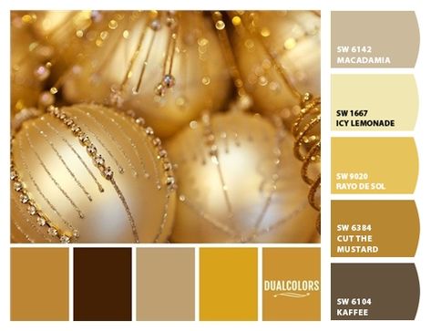 Paint colors from ColorSnap by Sherwin-Williams Split Complementary Colors, Christmas Color Palette, Greige Paint Colors, Dark Paint Colors, Color Palette Ideas, Gold Color Palettes, Color Schemes Colour Palettes, Palette Ideas, Design Seeds