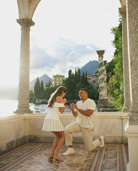 Intimate Wedding Proposal, Proposal Ideas Intimate, Lake Como Proposal, Lake Como Engagement Photos, Indian Proposal, Proposal Destinations, Classy Proposal, Private Proposal Ideas, Intimate Proposal Ideas