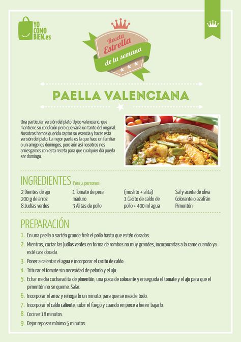 Como reparar una auténtica paella valenciana. Receta paso a paso. Paella Valenciana, Yum Yum, Quick Saves