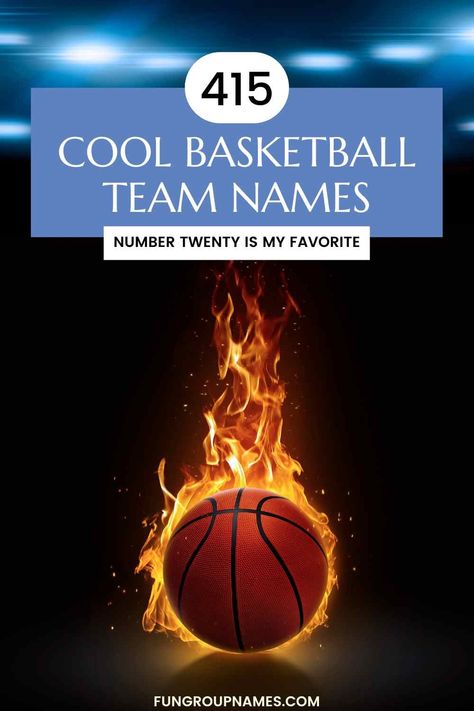 Discover over 415 cool basketball team names in our ultimate guide. Find the perfect name to reflect your team's style and spirit! Basketball Team Names Ideas, Cool Basketball, Basketball Coaching, Team Meaning, Fantasy Basketball, Swat Team, Youth Basketball, Kids Basketball, Boys Basketball