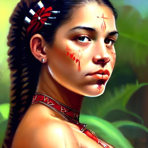 Taino Indians Puerto Rico Art, Taino Women, Indigenous Caribbean, Taino Art, Puerto Rican Artwork, Desired Face, Warrior Paint, Taino Indians, Culture Aesthetic