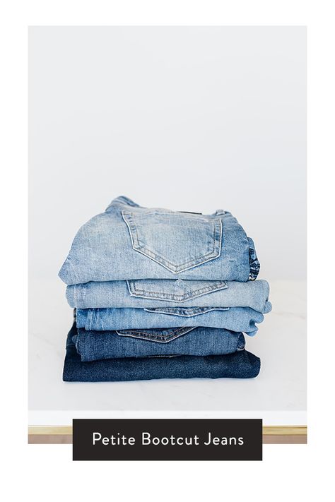 Petite Bootcut Jeans | Bootcut Jeans for Short Women Petite Boyfriend Jeans, Jeans For Short, Petite Mom Jeans, Petite Flare Jeans, She Is Fierce, Short Women, Jeans For Short Women, Jeans Bootcut, Petite Jeans