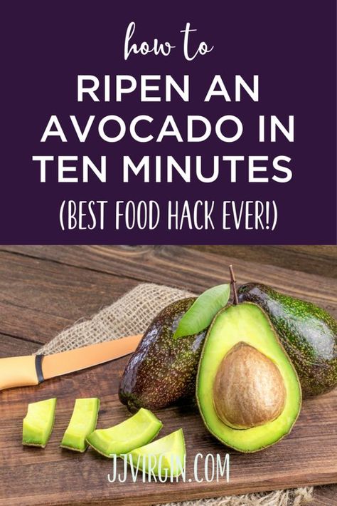 Unripe Avocado, How To Ripen Avocados, Jj Virgin, Food Info, Ripe Avocado, Avocado Recipes, Healthy Nutrition, Baking Tips, Vegetable Dishes