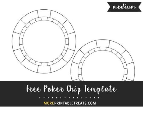 Free Poker Chip Template - Medium Size Gamble Aesthetic, Dirty 30 Party Ideas, Casino Theme Party Ideas, Dirty 30 Party, Casino Theme Party, Fun Art Projects, Casino Night Fundraiser, Casino Theme Party Decorations, Cake Templates