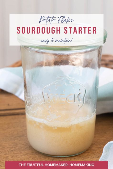 Full proof method ready n 10 days! Sourdough Starter Potato Flakes, Sourdough Starter Using Potato Flakes, Sourdough With Potato Flakes, Sourdough Starter With Potato Flakes, Potato Flake Sourdough Starter, Dehydrated Potato Flakes, Sourdough Bread Starter, Instant Potatoes, How To Make Potatoes