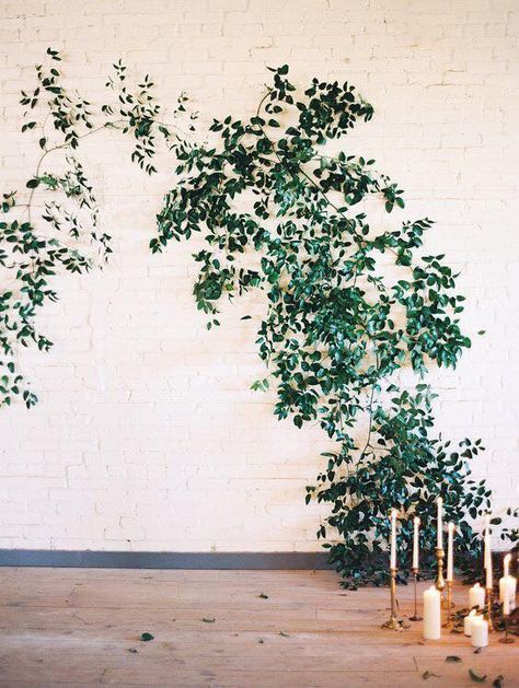 Candles Ceremony, Brick Warehouse, Gold Weddings, Wedding Ceremony Backdrop, Ceremony Inspiration, White Brick, Ceremony Backdrop, Floral Arch, Bridal Shoot