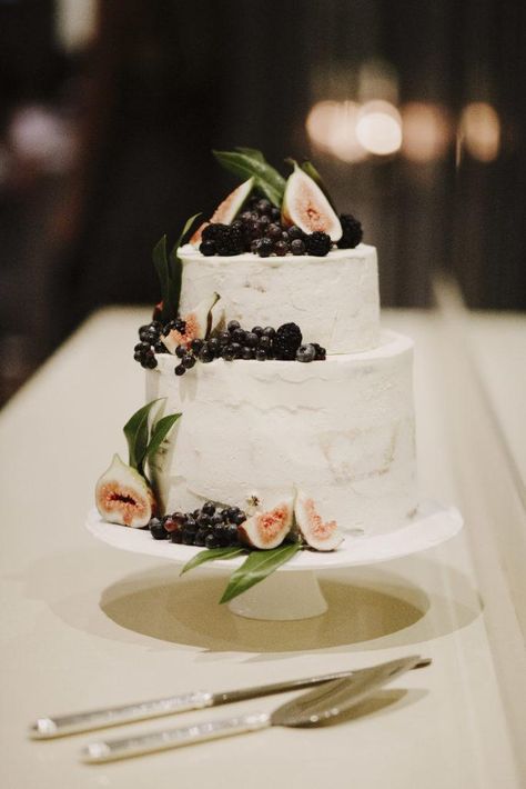 Huckleberry Wedding Cake, Wedding Cake With Blueberries, Apple Wedding Cake, Fishing Wedding Cakes, Italian Wedding Cake, Berry Wedding Cake, Italian Wedding Cakes, Fig Cake, Backyard Wedding Lighting