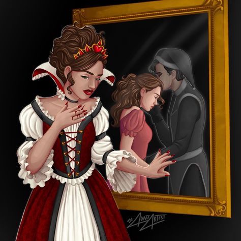 "Long before she was the terror of Wonderland—the infamous Queen of Hearts—she was just a girl who wanted to fall in love." #queenofhearts #queenofhearts❤️ #wonderland #aliceinwonderland #heartless #heartlessmarissameyer #heartlessfanart #catherinepinkerton #marissameyer #marissameyerbooks #marissameyerfanart Into The Heartless Wood, Catherine And Jest Heartless Fanart, Heartless Jest Fanart, Heartless Marissa Meyer Catherine, Cath Heartless Fan Art, Heartless Fanart, Marrisa Meyer Heartless, Heartless Fanart Marissa Meyer, Heartless Book