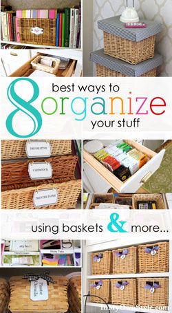 Many ways to use baskets that you may not have thought of. Organizing Drawers, Ocd Organization, Organization Station, Ways To Organize, Ideas Hogar, Organize Drawers, Household Organization, Home Organisation, Organize Declutter