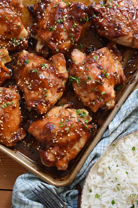 Baked Asian Chicken Thighs, Chicken Thighs In Oven Boneless Skinless, Teriyaki Chicken Thighs Boneless, Baked Skinless Chicken Thighs, Baked Teriyaki Chicken Thighs, Chicken Legs In Air Fryer, Chicken Thighs Crockpot, Chicken Thighs Instant Pot, Chicken Thigh Teriyaki