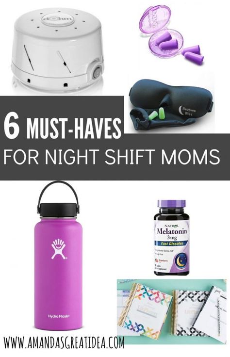 You may not know what day it is, but at least you'll be rested! These are the 6 must have items for blissful daytime sleep for night shift moms Night Shift Sleep Tips, Night Shift Nurse Bag Essentials, Night Shift Must Haves, Nurse Night Shift Sleep Schedule, Night Shift Health Tips, Nursing Organization, Night Shift Nurse Shirt, Nurse Essentials, Third Shift