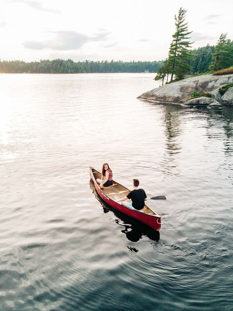 Saranac Lake Engagement Session - Saranac Lake, Adirondack Mountains, New York   Clarisse Rae Photo & Video | www.clarisserae.com | Southern California Wedding Photographer & Videographer | upstate new york wedding photographer, adirondack wedding photographer, new york wedding photographer, lake engagement photos, saranac lake engagement session, canoe engagement session, drone engagement photos, drone engagement session Canoe Engagement Pictures, Canoe Photography, Couple Canoe Pictures, Couple Canoeing, Couple In Canoe, Adirondack Engagement Photos, Engagement Photos Canoe, Canoe Pictures, Stow Lake Engagement Shoot