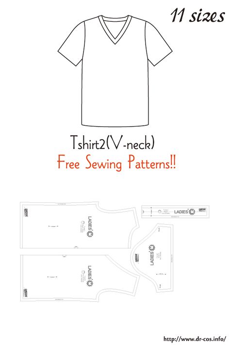 This is the pattern of a Tshirt2(V-neck).   inch size(letter size) Children's-4,8,10/Ladies'-S,M,L,LL/Men's-S,M,L,LL   cm size(A4 size) Children's-100,120,140/Ladies'-S,M,L,LL/Men's-S,M,L,LL Mens Shirt Pattern, Sewing Men, Mens Sewing Patterns, T Shirt Sewing Pattern, 2023 Fashion Trends, Sewing Templates, Girls Dress Sewing Patterns, Printable Sewing Patterns, Shirt Sewing Pattern