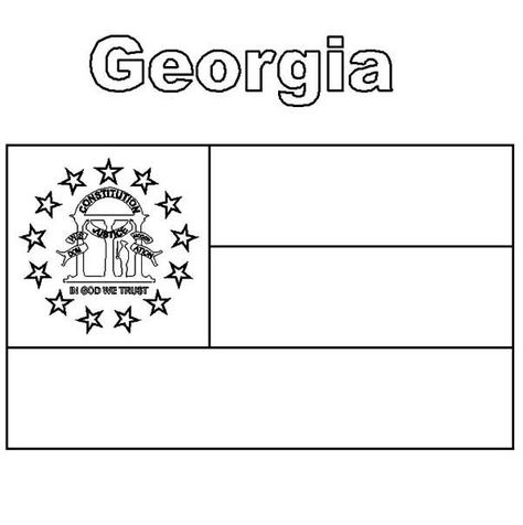 Georgia State Flag Coloring Page : Color Luna Georgia State Flag, Georgia Flag, Flag Coloring Pages, State Symbols, Yarn Dolls, Georgia State, Bo Peep, Disney Coloring Pages, Cute Doodle Art