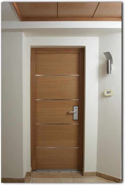 Flush Doors Design Modern, New Door Design, Bathroom Inspo Interior Design, Latest Door Designs, Restaurant Furniture Design, Flush Door Design, Interior Door Styles, Modern Wooden Doors, Single Door Design