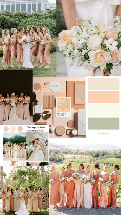 Peach Wedding Theme, Filipiniana Wedding Theme, Apricot Wedding, Bright Pink Wedding, Peach Wedding Colors, Wedding Themes Spring, Wedding Color Pallet, Beach Wedding Colors, Dream Wedding Decorations