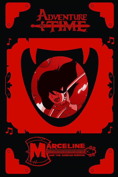 Adventure Time Marceline and the Scream Queens Enchiridion HC 2015 Emerald City Comicon exclusive Adventure Time Stakes, Adventure Time Poster, Marshall Lee Adventure Time, Marceline And Bubblegum, Adventure Time Wallpaper, Marceline The Vampire Queen, Time Icon, Come Along With Me, Adventure Time Cartoon