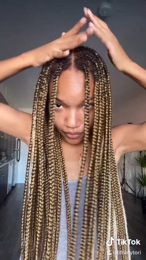 tiffanytori on Instagram: How to keep your old braids looking nice, fresh and brand new✨ @keepinupwitnaj is the goat of braids cause they still look so good! I had… How To Make Old Braids Look New, How To Keep Your Braids Looking Fresh, Old Braids Look New, How To Style Old Braids, The Goat, Goats, Hair Wrap, Be Still, How To Look Better