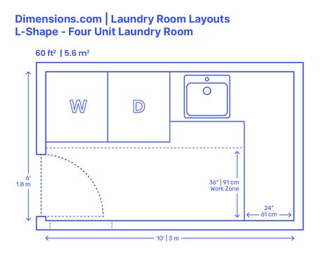 Laundry Room Layout Floor Plans, Laundry Room Dimensions, Laundry Room Layout, Countertop Height, Narrow Laundry Room, Small Utility Room, Cottagecore Kitchen, Laundry Room Ideas Small Space, Room Layout Planner