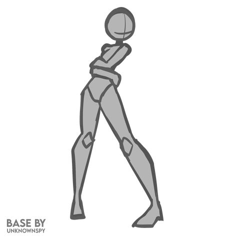 Imp Drawing Reference, Gacha Model Pose, Unkown Spy Base, Duo Art Poses Reference, Posing For Drawing, Fully Body Reference, Outfit For Drawing, Unknownspy Base, Simple Standing Pose Reference Drawing