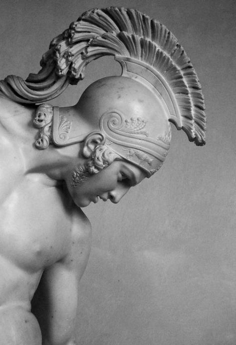 🇬🇷 Mitología Griega 🇬🇷 - AQUILES - Página 2 - Wattpad Motifs Art Nouveau, Statue Tattoo, Ancient Greek Sculpture, Greek Mythology Tattoos, Classic Sculpture, Greek Statues, Angel Sculpture, Mythology Tattoos, Roman Sculpture