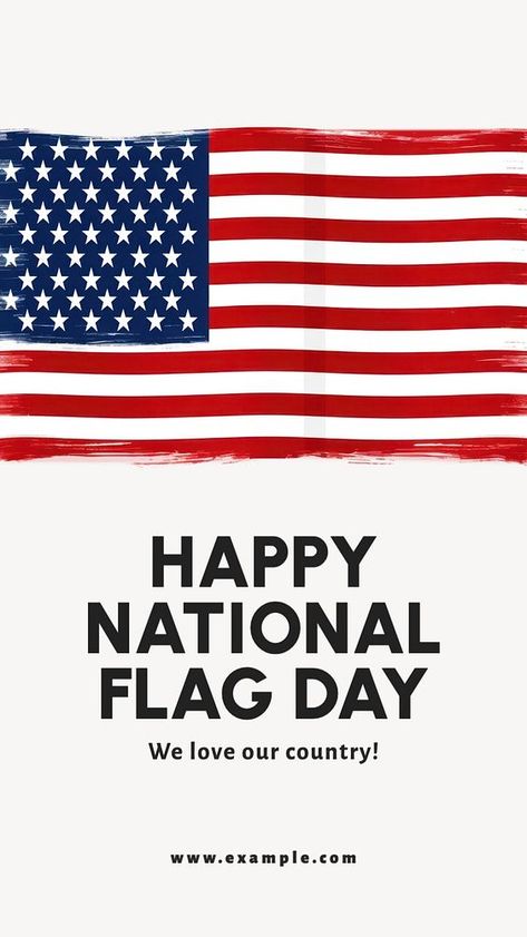 National Flag Day, Flag Day, The American Flag, 4th July, Best Templates, National Flag, Instagram Story Template, Story Template, Nice Design