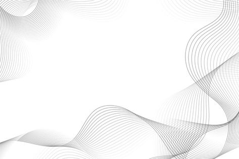 White background with wavy lines copy sp... | Free Vector #Freepik #freevector #background #abstract #light #wallpaper White Background With Design, White Vector Background, White Abstract Background, White Background Hd, Geometric Shapes Wallpaper, Wave Vector, Curve Line, Lines Background, Wave Background