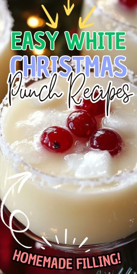 White Christmas Punch Creamy White Christmas Punch, Vanilla Ice Cream Punch Recipes, Northern Lights Christmas Punch, Cherry Punch Recipes, Christmas Punch With Ice Cream, Christmas Punches Nonalcoholic, White Punch Recipe, White Punch Recipe Non Alcoholic, White Christmas Punch With Alcohol