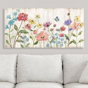 Rustic Farmhouse Wall Art | Antique Farmhouse Christmas Canvas, Floral Painting, Art Sur Toile, Interior Designer, Wood Art, Painting On Wood, Graphic Art Print, Painting Prints, Flower Painting