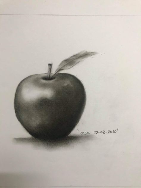 Using 4B and 8b steadler can easily make this simple still life drawing. Easy Still Life Drawing Simple, Simple Still Life Drawing, Easy Still Life, Easy Still Life Drawing, Simple Still Life, Drawing Apple, Drawing Simple, Still Life Drawing, Life Drawing