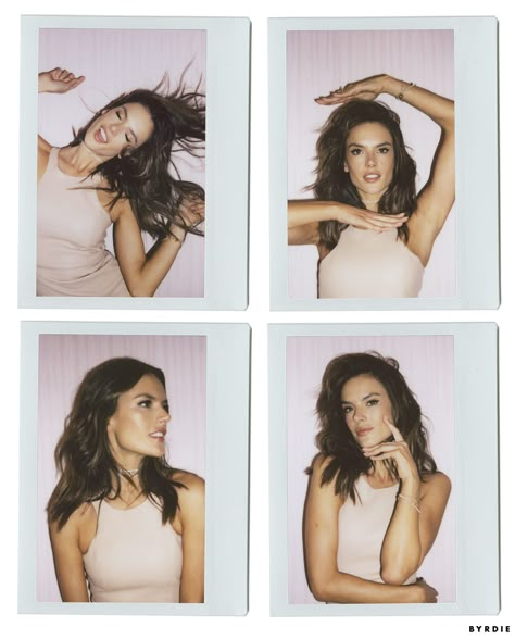 "I+Hate+Cardio:"+Alessandra+Ambrosio+Reveals+How+She+Really+Stays+in+Shape+via+@ByrdieBeauty Polaroid Shoot, Polaroid Photography, Self Photography, Polaroid Photo, Model Shoot, 사진 촬영 포즈, Foto Tips, Posing Guide, Model Poses Photography