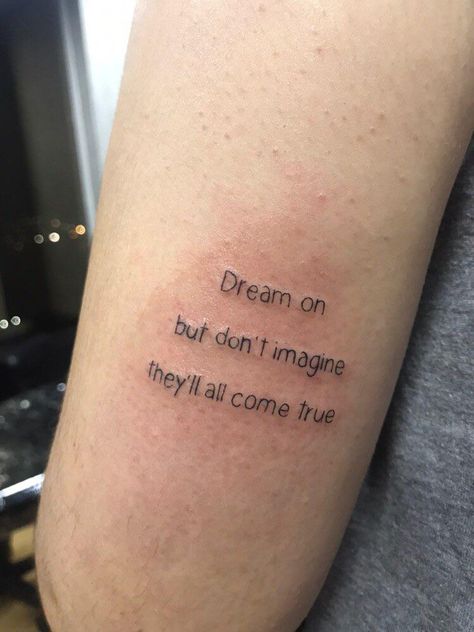 Meanful Tattoos, Billy Joel Tattoo, Joel Tattoo, Tattoo Billy Joel, Enough Tattoo, Inspo Tattoo, Small Pretty Tattoos, Petite Tattoos, Billy Joel