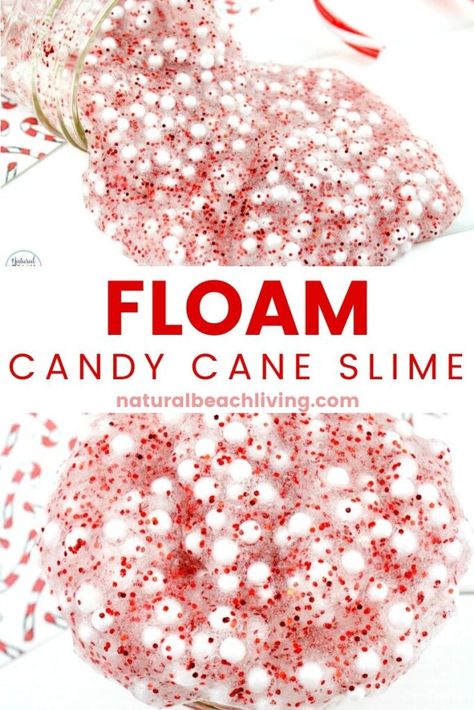 20+ Christmas Slime Recipes You'll Love Playing With - Natural Beach Living Candy Cane Slime, Xmas Dinner Recipes, Christmas Slime, Dinner Recipes Ideas, Christmas Dinner Recipes, Sensory Tray, Crunchy Slime, Kids Recipe, Easy Slime Recipe