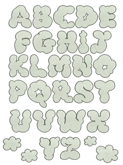 Words Ideas Design Fonts, Cloud Font Alphabet, Cloud Letters Font, Sticker Font Design, Trendy Fonts Alphabet, Graphic Fonts Alphabet, Graphic Design Fonts Alphabet, Product Design Poster Ideas, Graphic Letters Alphabet