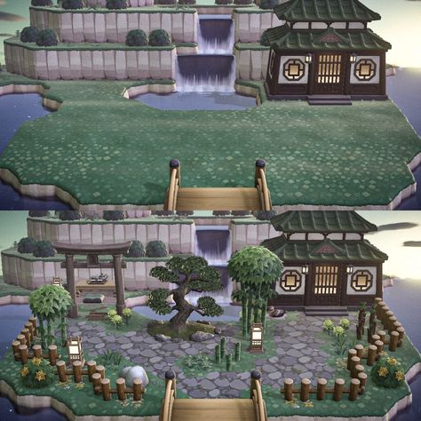 Shino Acnh, Acnh House Ideas, Acnh Spa, Acnh Witchcore, Acnh House, Japanese Town, Japanese Animals, Animals Crossing, Ac New Leaf