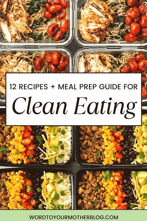 Meal prep your way to weight loss with these high protein clean eating recipes for dinner, snacks, and more! Everything from healthy crockpot recipes for beginners to simple meal planning tips and 12 healthy keto recipes that are clean and low carb! #healthyketorecipes High Protein Clean Eating, Protein Clean Eating, Super Easy Crockpot Recipes, Simple Meal Planning, Meal Prep Guide, Dinner Snacks, Meal Prep Clean Eating, Clean Eating Recipes For Dinner, Healthy Food Recipes Clean Eating