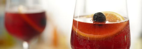 Lambrusco Spritz by Geoffrey Zakarian Lambrusco Spritz, Aperol Spritz Recipe, Geoffrey Zakarian, The Kitchen Food Network, Spritz Recipe, Sangria Recipe, Freshly Squeezed Orange Juice, Mixed Drinks Recipes, Sangria Recipes