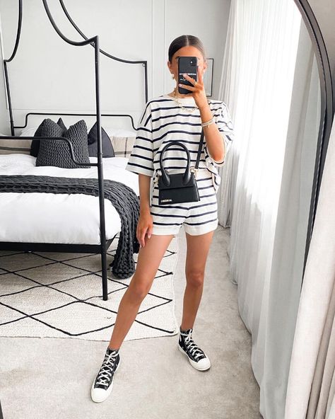 Sunday Outfit, Lovely Sunday, Outfit Codes, Co Ord, Daily Outfits, Summer Outfits, Spring Summer, Zara, Stripes